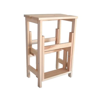 Stool Ladder Hockerleiter Buche natur Radius